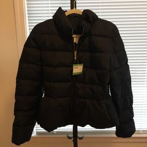 Kate Spade Peplum Puffer Coat